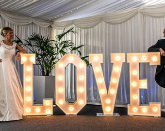 Light Up Message Board Word Display Sign Letter Symbol Box shower party wedding 