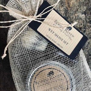 Shaving Gift Ideas for Men | Shave Soap Set | Wet Shave Kit | Shaving Soap Gift Set  | Vegan Shave Soap | Natural Shave Soap Set | Shave Set