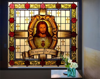Filme de janela filmes de vidro manchado fosco privacidade estática adere retro adesivo para porta do armário do banheiro decoração casa