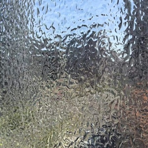 3D Ripple Glass Window Film - Semi-Transparent Frosted Privacy Sticker for Bathroom, Kitchen, and Balcony
