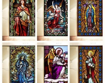 Stained Glass Window Film Etsy