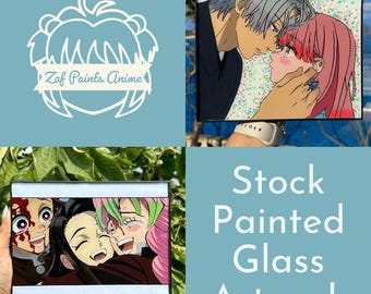 Lager Anime / Manga Glas Gemälde