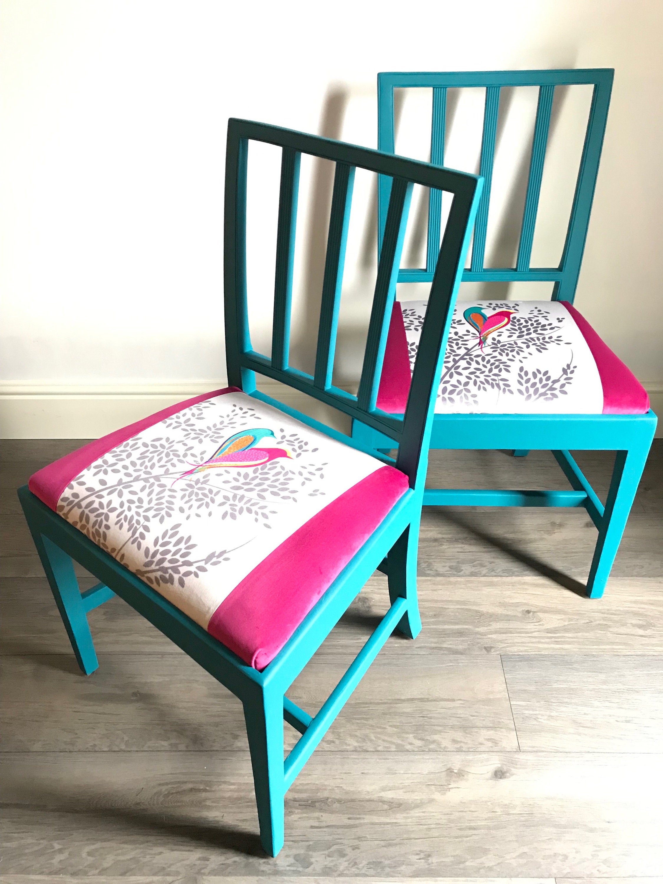 Upcycled Dining Chair Etsy UK