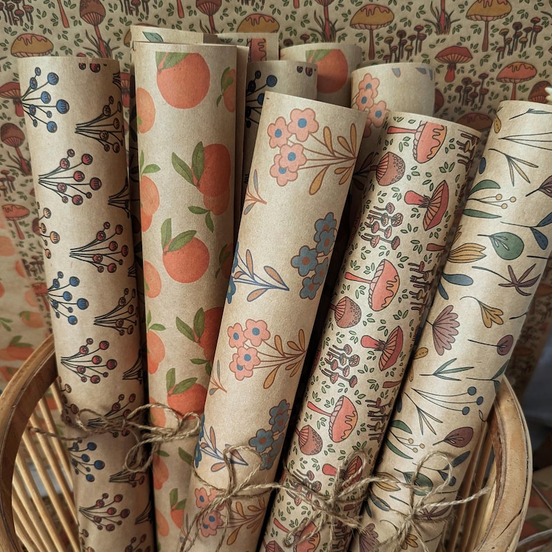 Cow Parsley Wrapping Paper - Etsy Australia