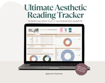 Buch-Tracker Google Sheets | Leselog mit Stats Dashboard (Digitaler Download)
