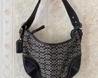 Vintage Y2K COACH Soho Signature Shoulder Bag, Coach Monogram