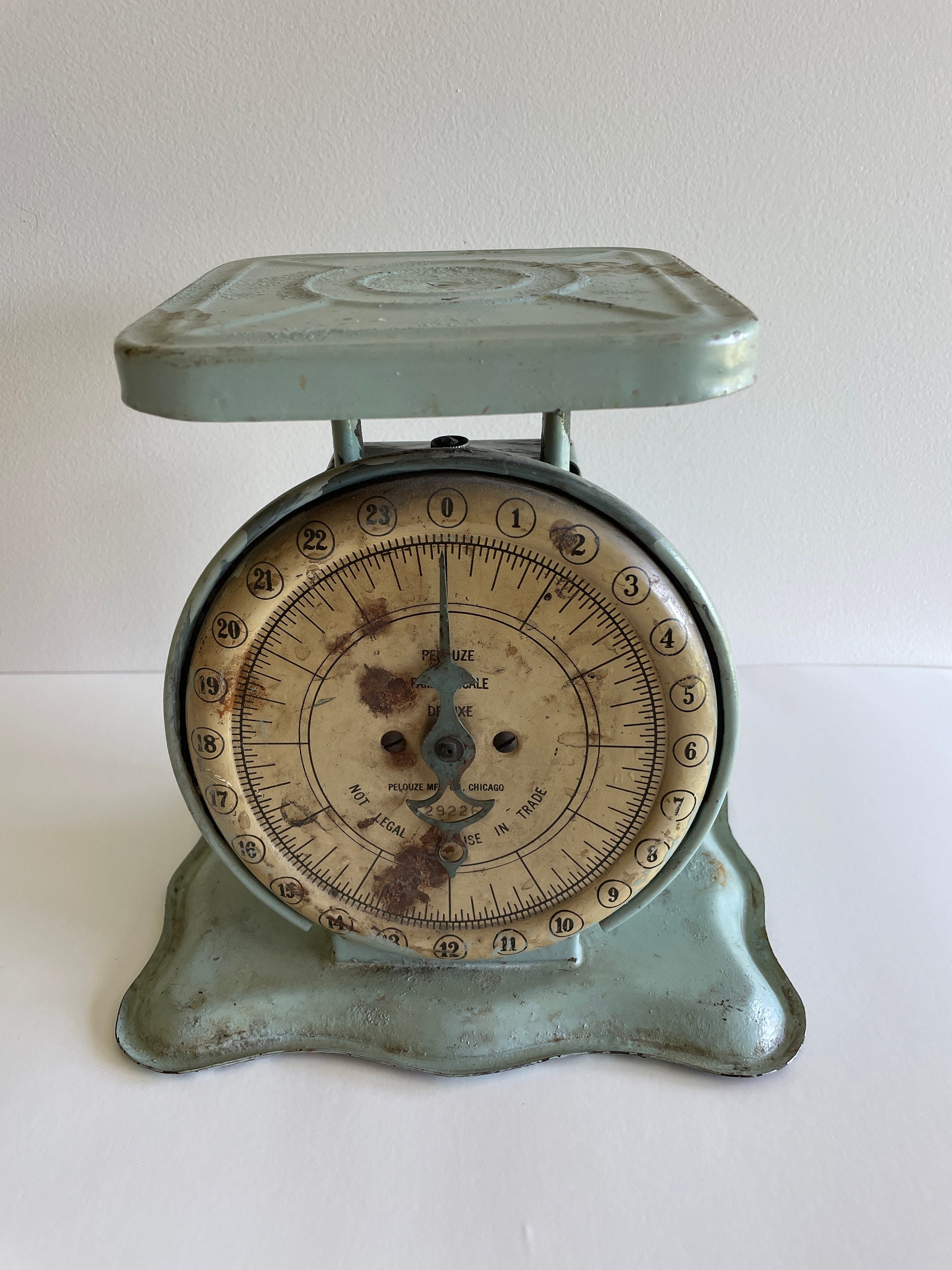 Vintage 500 Gram Portion Controller Kitchen Scale Pelouze Vintage Scale Vintage Kitchen