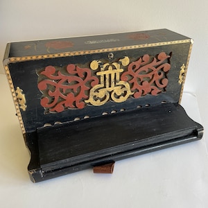 Wall shelf one of a kind antique accordion