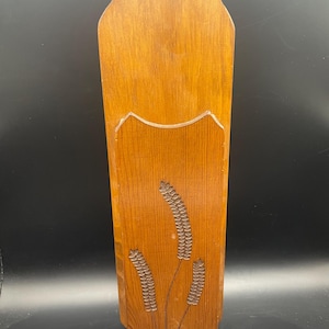 vintage wood matchstick holder, fireplace