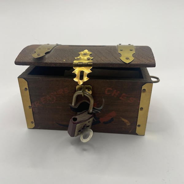 Vintage pirate treasure chest