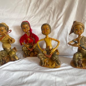 Figuras de elfos antiguos, juego de 4