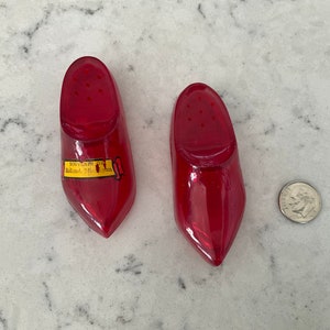 Vintage Salz- und Pfefferstreuer Souvenir holländische Schuhe aus Holland