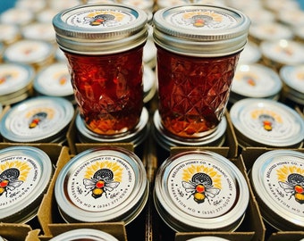 12 oz wt Beeloved Honey Jar - Raw, Natural and Untouched