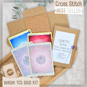 Cross Stitch - TCG Washi Overlay Grid Kit for Standard Trading Cards