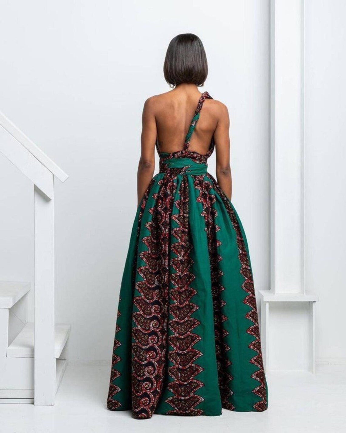 African Print Infinity Dress Ankara Infinity Dress African Etsy