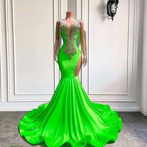 Green Prom Dress Fairy Prom Dress Reception Dress - Etsy