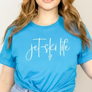 Jet-Ski T-Shirt, Summer Tee, Water Sports Shirt, lake life, Beach Shirt, Jetski Watersport, Boater shirt, Watercraft Jet Ski Gift, jetskiing