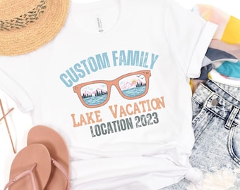 Camping lake trip shirt, Custom Family Vacation Shirts, Personalized Family Shirt, Family Reunion Shirts, Camping Trip Shirt, Lake T-Shirt
