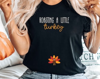 Thanksgiving Fall Pregnancy Announcement shirt, Funny Pregnancy reveal shirt, turkey mom to be tee shirt , cute baby reveal fall tshirt