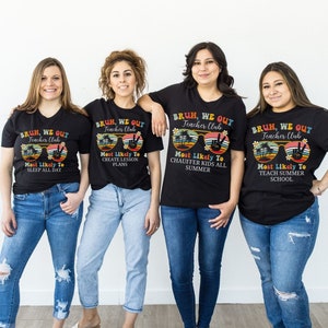 last day of school teacher shirt, matching teacher tee, Teacher Summer Shirt, Summer t-shirt, Teacher team Shirt, Teacher Gift, teacher tee