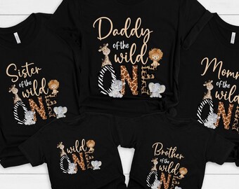 Family Wild One Birthday Shirt, 1st Birthday Shirt, Matching Family Wild One Shirt, Mommy of the Wild One, Wild One Safari, Wild Mom Shirt