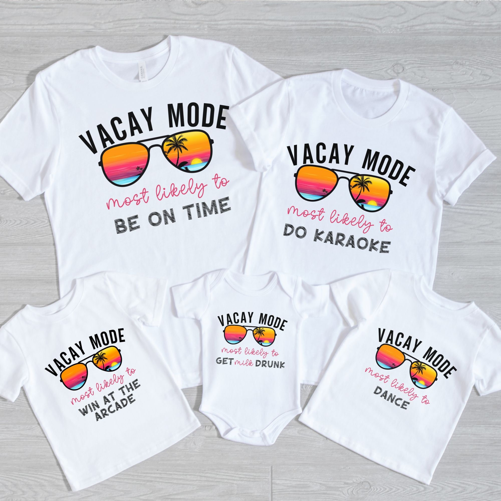 Vacay Mode Shirt Funny Cute Vacation Shirt Fun Getaway Tee Vacay Mode Shirt Funny Cute Vacation Shirt Fun Getaway Tee