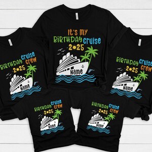 It&#39;s My Birthday Cruise Shirt,Birthday Cruise Crew Shirts,Birthday Cruise 2025,Bday Cruise Party Shirts,Womens Birthday,Family Cruise Bday