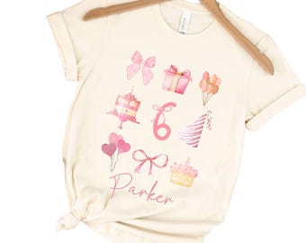 Bow Birthday Shirt, Bow Birthday, Coquette Birthday, Girl Birthday, Pink Bow Outfit, Pink Bow Party Outfit, Birthday Girl, Personalized Gift