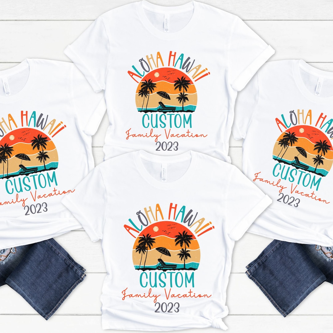 Hawaii Family Vacation Shirt, Matching Shirts for Friends Vacation ...