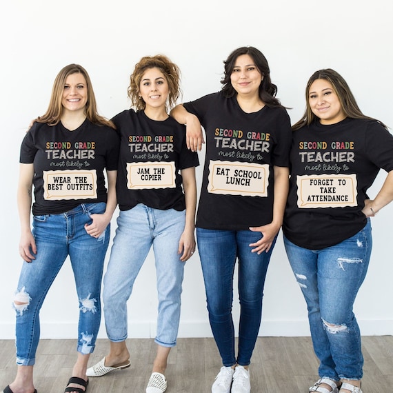 2nd Teacher Team Shirts - Second Grade Squad 2nd Teacher Team Shirts - Second Grade Squad