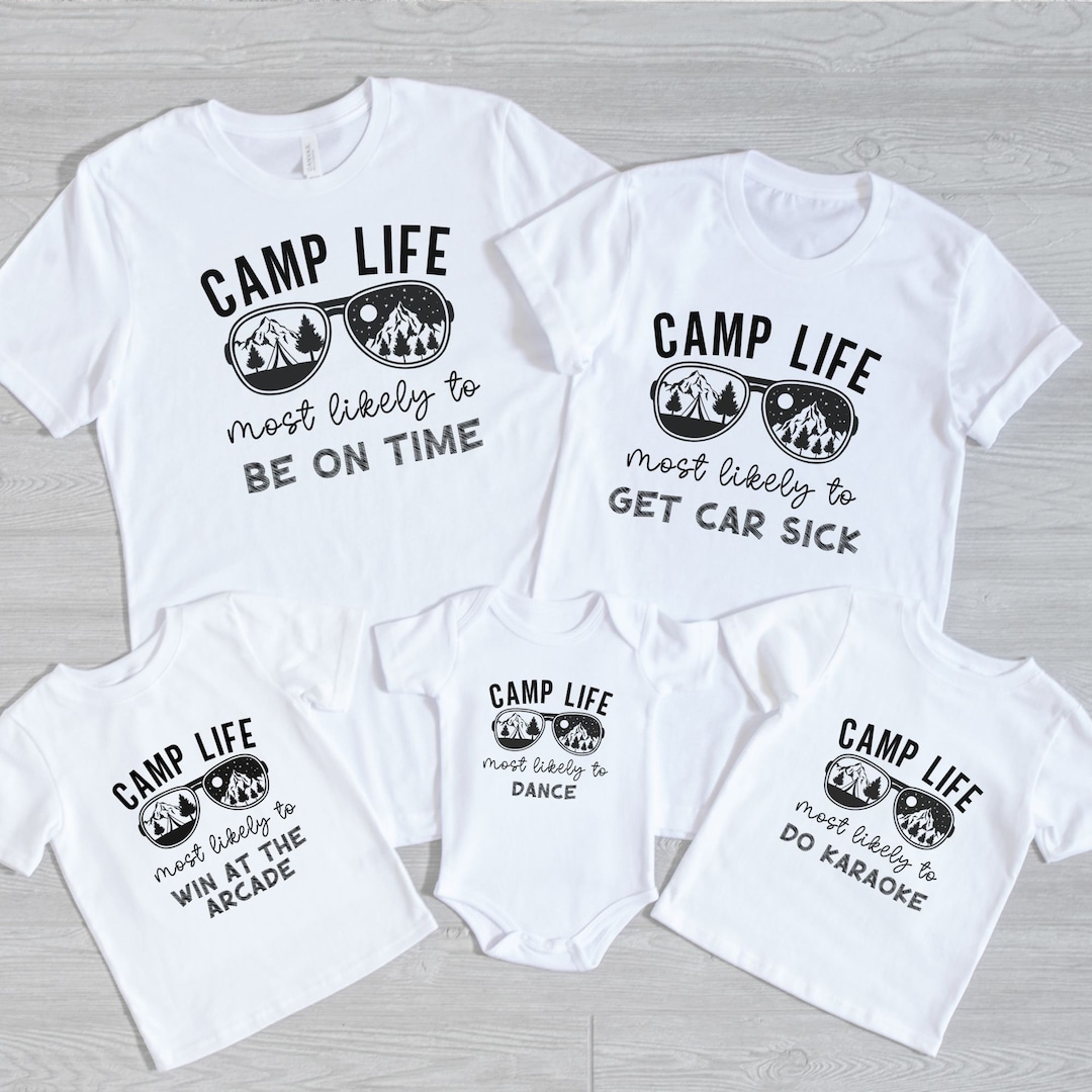 Custom Family Camping Shirts, Family Camping Shirt, Family Camp Shirt