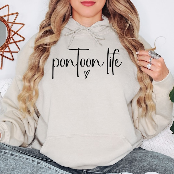 Pontoon hoodie, Boat Captain, Boating sweatshirt hoodie, boat owner gift, boater shirt, gift for boating lover, boat day, boat life shirt