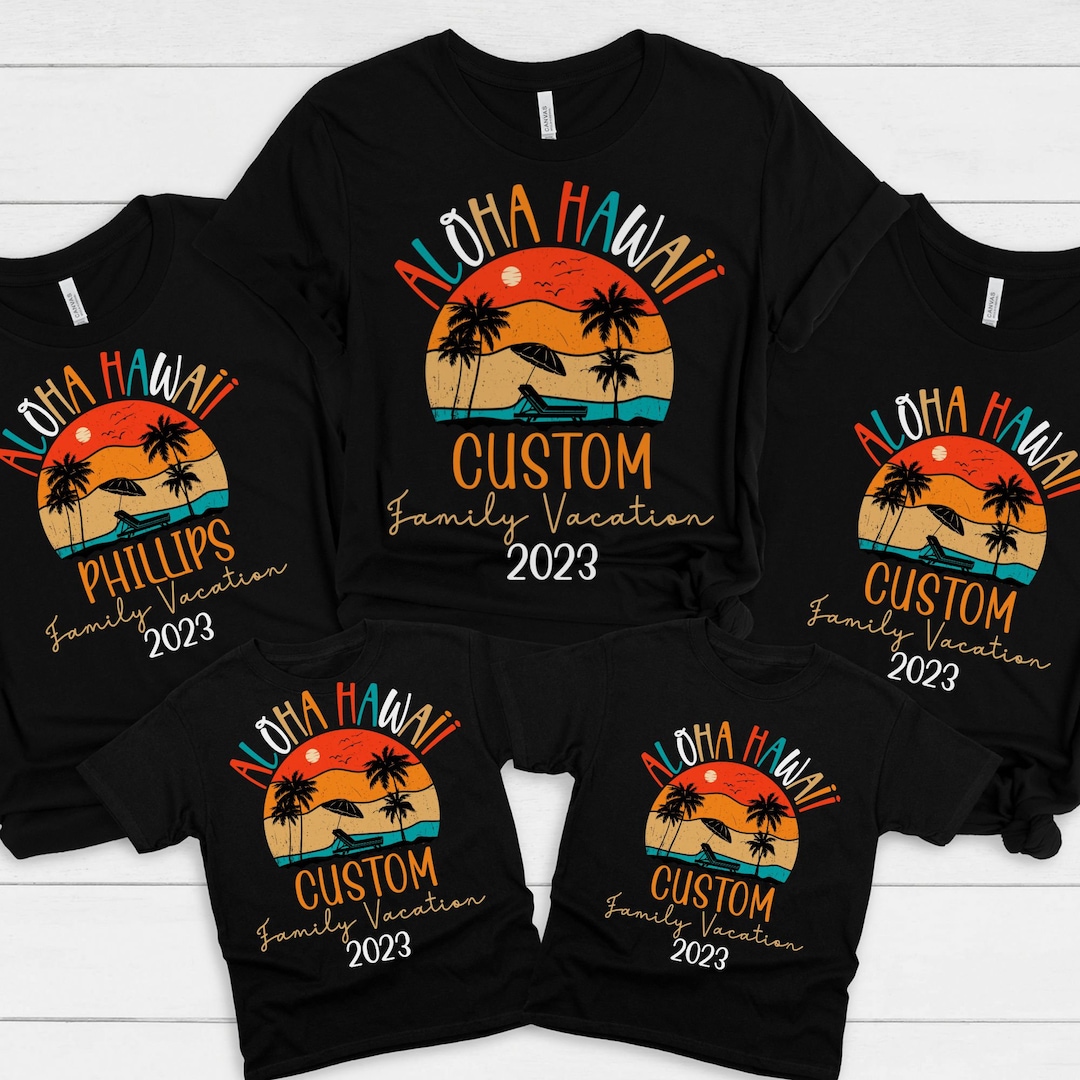 Hawaii Family Vacation Shirt, Matching Shirts for Friends Vacation ...
