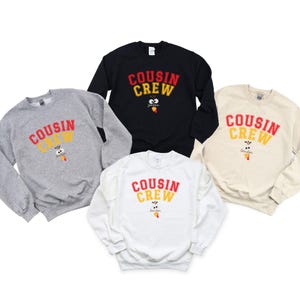 Cousin Crew thanksgiving sweathirt, Family thanksgiving Outfit, thanksgiving cousin shirt with name, kids fall shirt, Cousin Crew Shirt