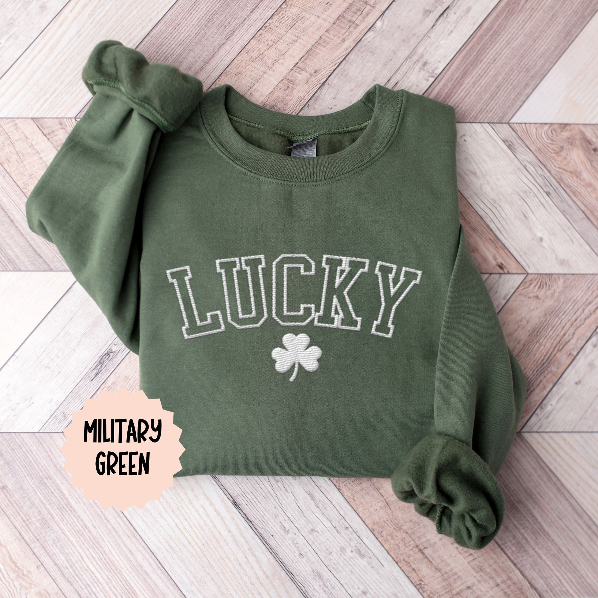[GRAVER]★24FW★LUCKY CLOVER COLOR MATCHING SWEATSHIRT Designer fashion, Seoul-fully created | W Concept