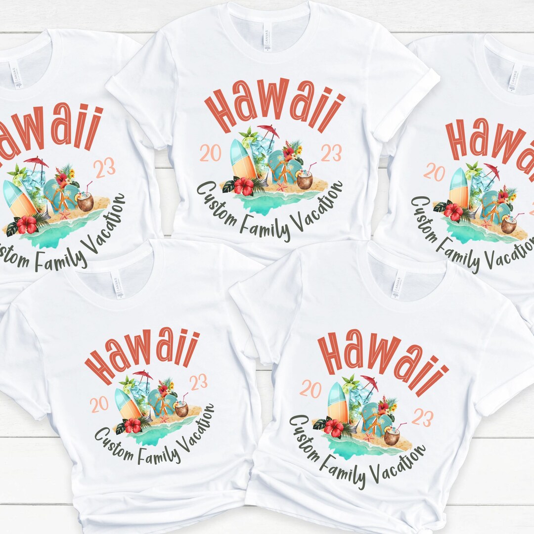 Hawaii Family Vacation Shirt, Matching Shirts for Friends Vacation ...