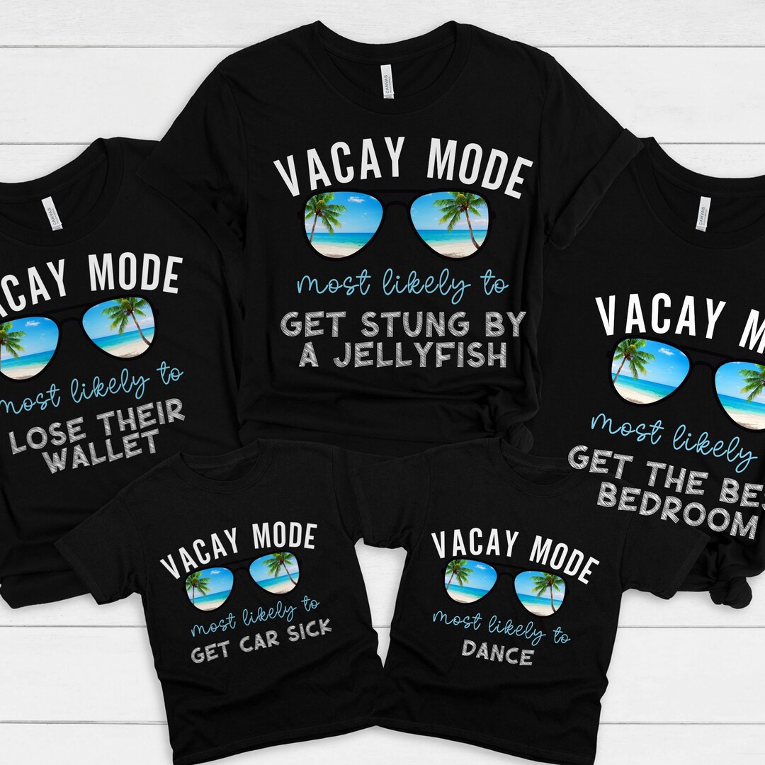 Matching Shirts for Friends Vacation, Vacay Mode Shirts for Girl Trip
