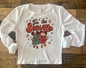 Tis die Saison Ernte, Disney Weihnachtsbaum, Frohe Feiertage Mickey Baby T-Shirt, Disneyland Weihnachten unisex Damen Shirt