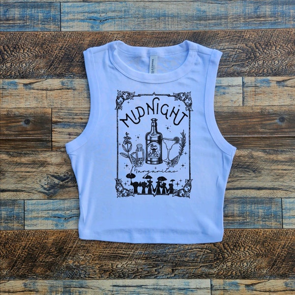 Midnight Margaritas crop top, Midnight Margaritas baby tee, practical magic shirt, Gillian and Sally