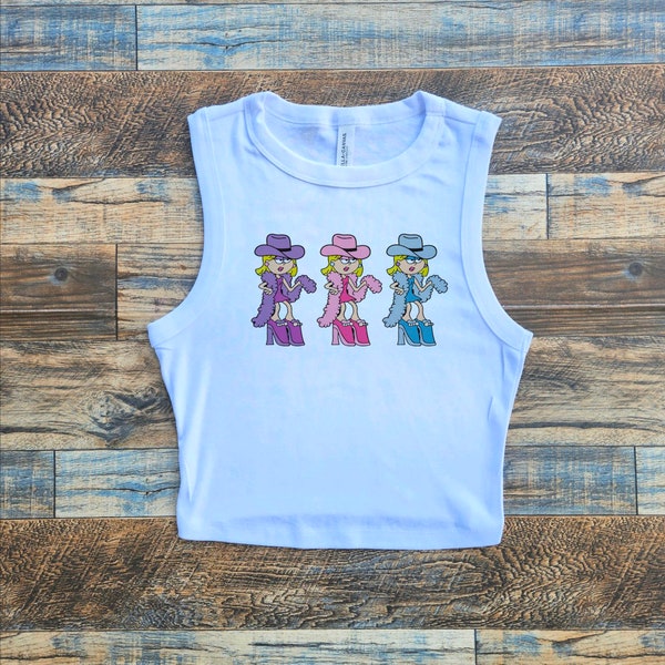 Lizzie Crop Tank, What Dreams Are Made Baby Tee, Mcguire Crop Top, Retro 90's Show, Y2K, Nostalgic crop