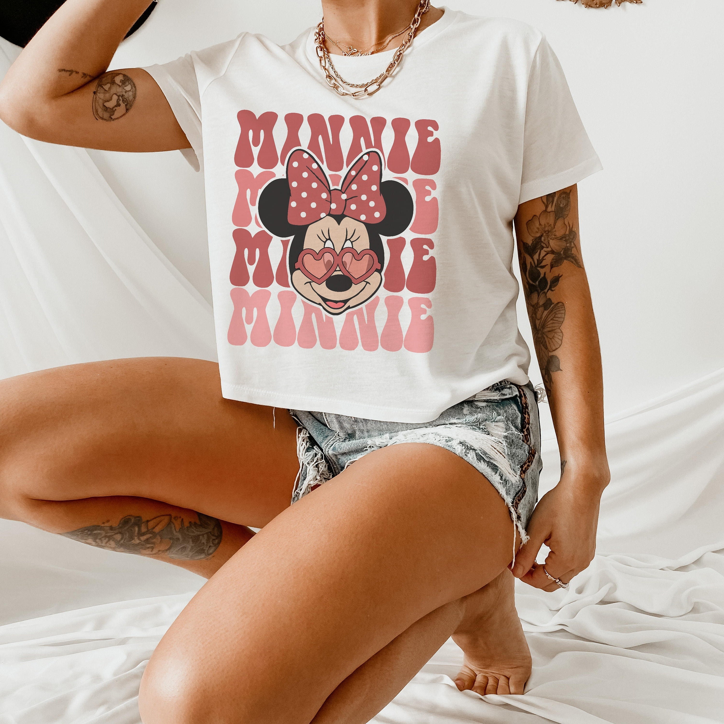 Discover Minnie valentine crop, mickey valentine Shirt