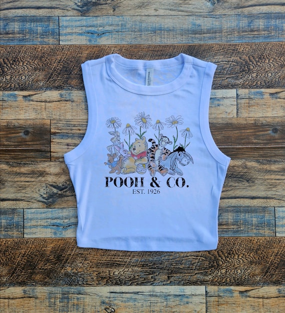 mame - Pooh　[TAN] CLING FILM CROPPED TEE Ahsoka Cropped Tee | Official Apparel & Accessories | Heroes