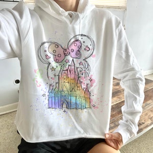 wo Träume wahr werden Damen Shirt, Disney Dreams Crop, Magic Place Shirt, Retro Disney Tshirt Bild 4