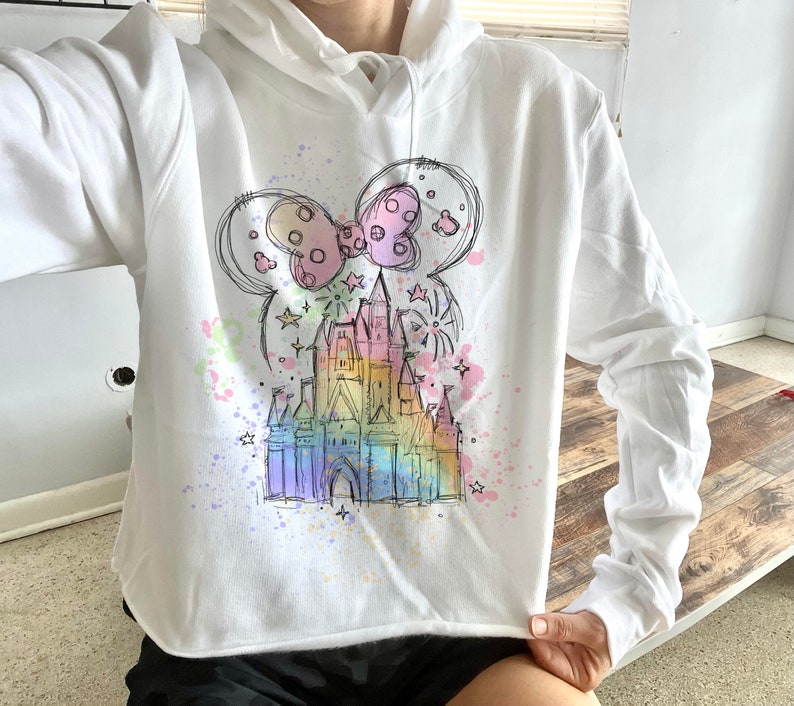 wo Träume wahr werden Damen Shirt, Disney Dreams Crop, Magic Place Shirt, Retro Disney Tshirt Bild 4