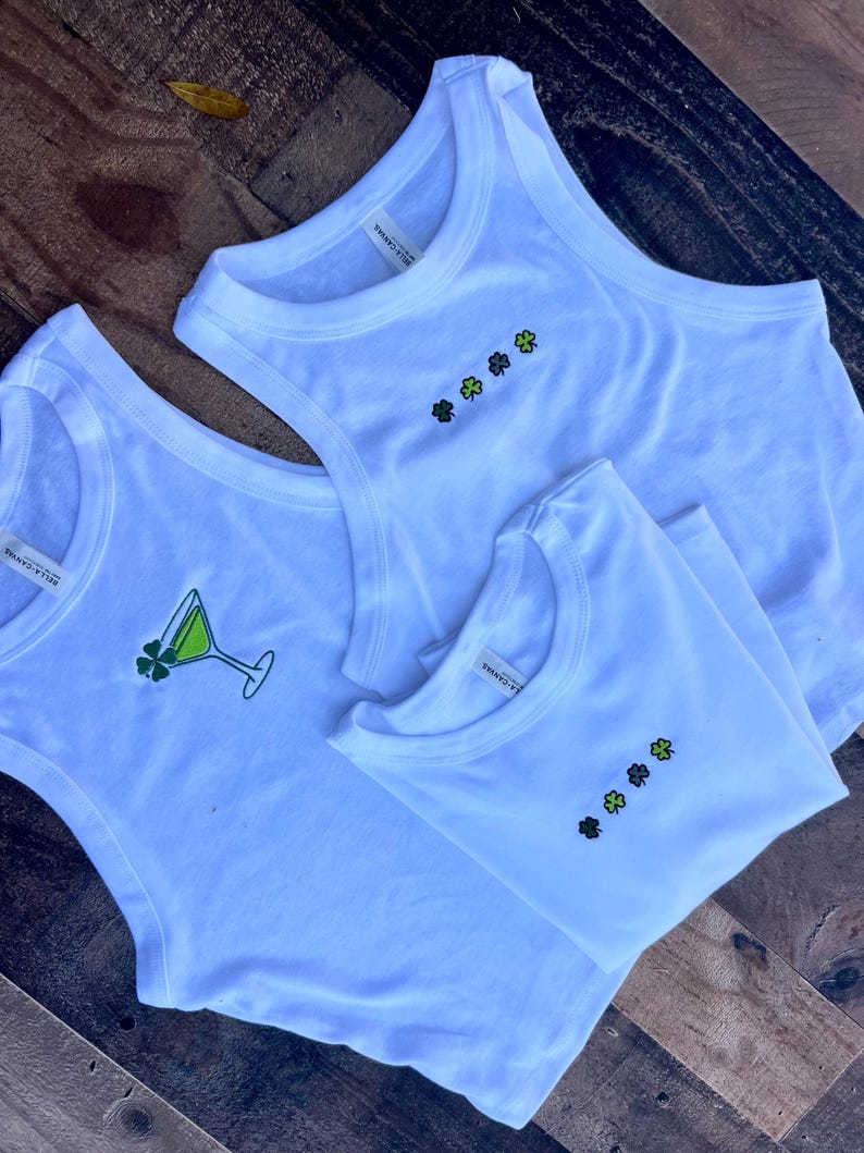 Lucky Crop Tank, St Pattys Crop, Irish Shamrock Womens Shirt, Saint Patrick, Lucky Leprechaun tshirt, st patricks baby tee and crop tank image 17