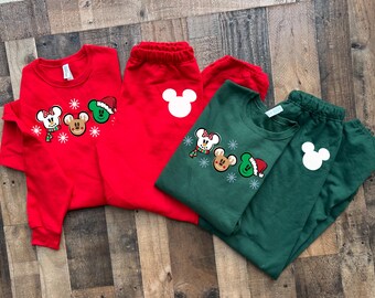 Very Merry Christmas Sweatshirt pants, Womens xmas girls set, Disney WDW sweatset, Stitchmas shirt, Stitch gift set