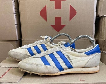 Vintage Retro Running Shoes With Spikes Adidas Intervall II - Etsy