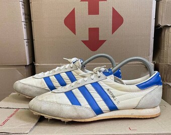 Vintage Retro Running Shoes With Spikes Adidas Intervall II - Etsy