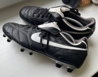 Guau partes Recomendado Nike Tiempo Natural Vintage Football Soccer Boots Shoes US 12 - Etsy