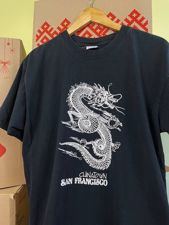 Chinatown San Francisco , Chinese dragon , vintag… - image 1